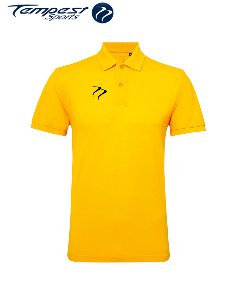 Poly/Cotton Mens Hockey Umpires Yellow Shirt